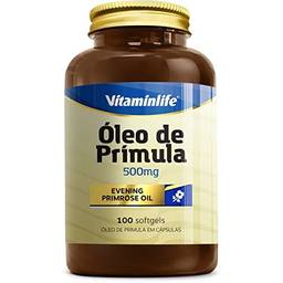 Evening Primrose Oil 500Mg Óleo de Prímula, VitaminLife, 100 Cápsulas