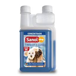 Eliminador de Odores Para Cães e Gatos, Concentrado, Sanol Dog, 1 litro, Azul