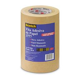 Scotch, 3M, Fita de Empacotamento, Papel Liso, 32mm x 50m, 6 rolos