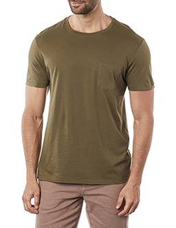 Camiseta,Supersoft Pocket,Osklen,masculino,Verde,M