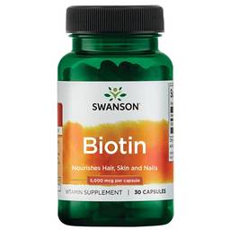 Biotina 5000mcg Swanson 30Caps