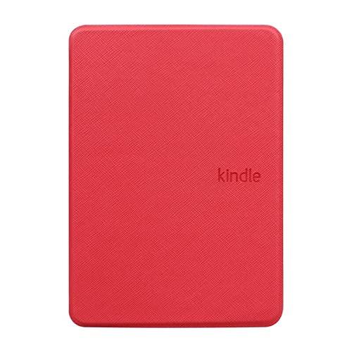 Capa + Pelicula para Novo Kindle Paperwhite de 6.8 Polegadas (2021) Função Hibernação (Vermelho)