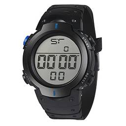 SZAMBIT Relógios Esportivos Masculinos Com LED De Marca Superior Relógio Digital Masculino Multifuncional De Borracha Fitnes Atleta Relógio Eletrônico De Cronometragem Reloj (Azul)
