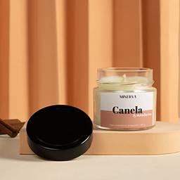 Vela Aromatica Perfumada aroma de Canela e Mandarina 145g - MINERVA CANDLES