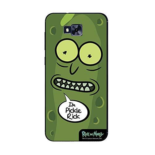 Capa Celular Pickle Rick and Morty Zenfone Z4 Selfie, Beek Geek's Stuff, Capa Protetora Flexível, Preta