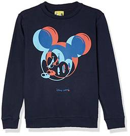 Blusa de moletom Disney: Mickey Colors, Colcci Fun, Meninos, Azul Life, 14