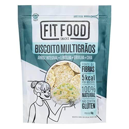 Biscoito de Arroz Integral Multigrãos Fit Food Pouch 90g