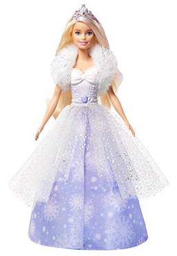 Barbie Princesa Vestido Mágico, Multicolorido, GKH26, Mattel