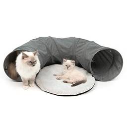 Catit Túnel de gato Vesper, brinquedo para gatos, cinza, 41996