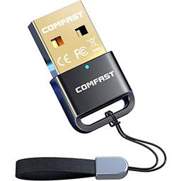 Adaptador USB Bluetooth 5.1 Receptor sem fio Dongle 2.4GHz Audio 10M Win8 Para PC Portátil 5.0 Transmissor do mouse com alto-falante
