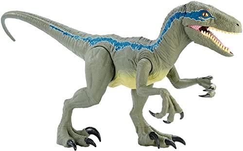 Mattel, Jurassic World Dino Rivals Blue Super Colossal, Multicolor