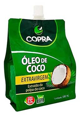 Óleo de coco extra virgem stand pouch 500ml