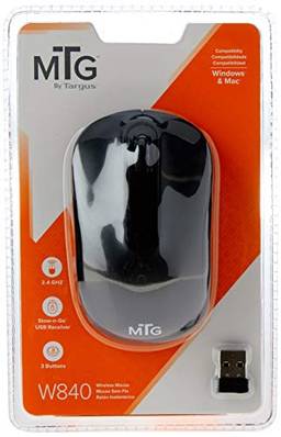 Mouse Sem Fio Wireless 3 BotõEs 1.200dpi Ergonimico 2.4 Ghz - Amw840la