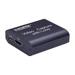 Placa de captura USB HDMI C/Saída para segunda tela