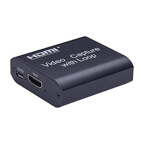 Placa de captura USB HDMI C/Saída para segunda tela