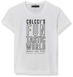 Camiseta Estampada Colcci Fun, Meninas, Off Shell, 12