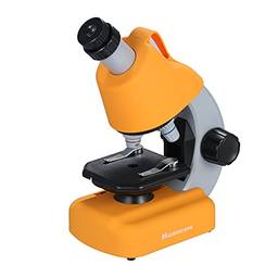 Microscópio, Tomshin Microscópio infantil 40X ~ 1200X Ampliação Mini Desktop Kit de microscópio iniciante operado por bateria com luz LED para meninos Meninas Estudantes Ciência Crianças curiosas