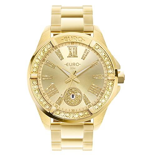 Relógio Euro Feminino Delux Dourado - EU2115AP/4D