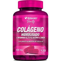 Colageno Hidrolisado + Vitaminas e Minerais - 120 Cápsulas, Herbamed