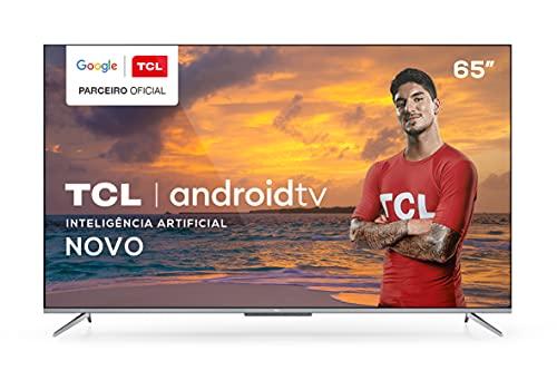 Smart TV LED 65” TCL P715 4K Android UHD HDR com Wi-Fi, Borda Ultrafina e Google Assistant