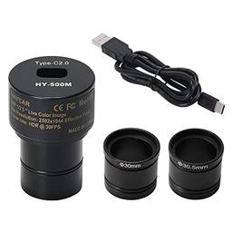 5MP CMOS USB2.0 Microscópio Câmera Digital Ocular Eletrônico Microscópio Driver Livre Câmera Industrial de Alta Velocidade Compatível com Win 2000 XP WIN7