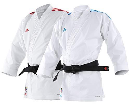 ADIDAS Kimono De Karate Bco Adilight C/ Listras Vermelho 170