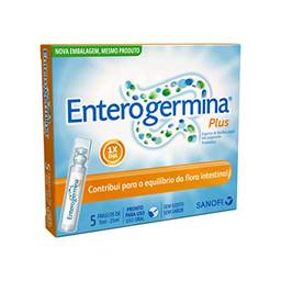 Probiótico Enterogermina Plus, 5 unidades de 5 ml