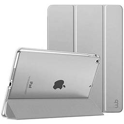 Capa Novo iPad 7a, 8a e 9a Geração de 10.2" WB Couro Premium Antichoque Prateado