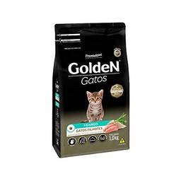 Ração Golden Gatos Filhotes Sabor Frango - 1kg Premier Pet para Todas Todos os tamanhos de raça Filhotes -