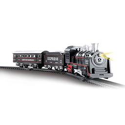 Pista Trem Locomotiva 67,5cm, DM Toys