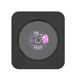 Qudai YHS-08C CD player portátil para montagem em parede CD player de música com controle remoto Bluetooth Rádio FM Alto-falante HiFi com tela LED USB 3,5 mm AV