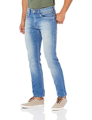 Jeans Replay jeans ronas slim masculino, Blue Claro, 46