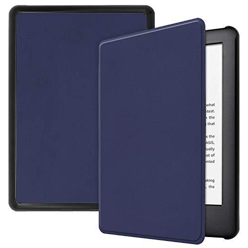 Case para Novo Kindle 10a. geração com iluminação embutida Função Liga/Desliga (Azul Marinho)