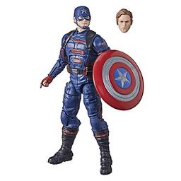Boneco Marvel Legends Series Avengers, Figura de de 15 cm - Captain America: John F. Walker - F0224 - Hasbro