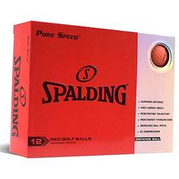 Spalding Pacote com 12 bolas Pure Speed - Vermelho