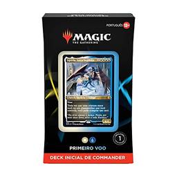 Magic: The Gathering - Deck Inicial de Commander – Voo Inaugural (branco e azul) - Português