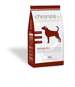 Ração Chronos Pet Cães Super Premium Adultos Raças Grandes 15kg Chronos Para Todas Grande Adulto, Sabor Frango