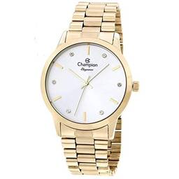 Relógio Champion Feminino Dourado Analógico CN24057W + Pulseira Berloques