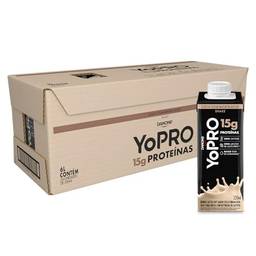 Pack YoPRO Bebida Láctea UHT Coco com Batata Doce 15g de Proteínas 250ml - 24 Unidades