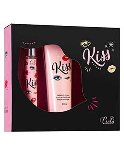 Kit Perfume 10ml + Creme 240ml Kiss CICLO