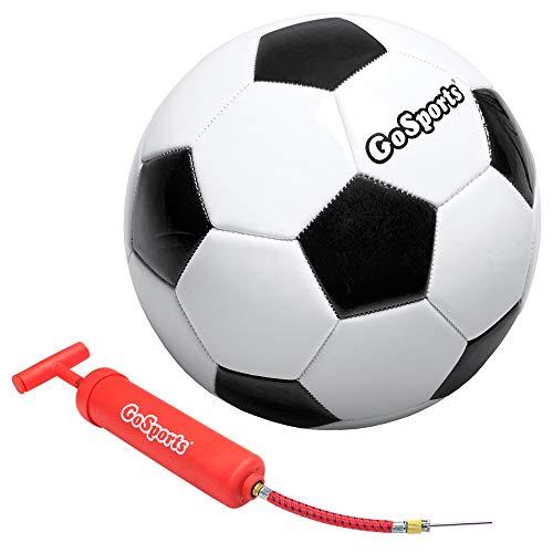 GoSports Bola de futebol clássica - Tamanho 5 - com bomba premium