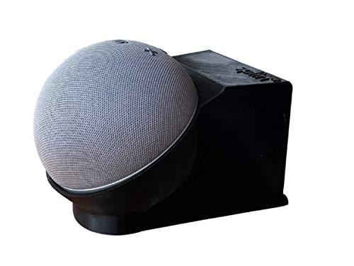 Suporte Splin All-in-One de Tomada para Alexa Echo Dot 4 modelo Moderno (preto)