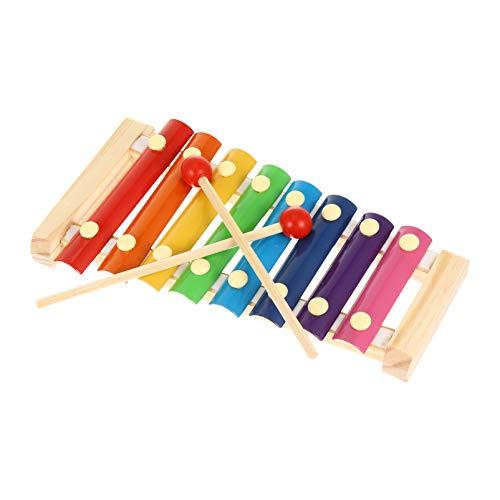 ARTIBETTER Xilofone para Crianças Com Macetes Desenvolvimento Educacional Brinquedo Musical Infantil para Crianças Instrumento Afinado Instrumento de Percussão Pré-Escolar