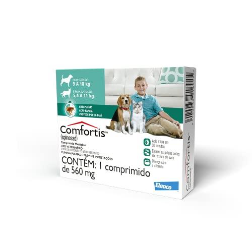 Comfortis - Antipulgas para cães 9 a 18kg - 1 comprimido