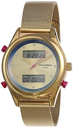 Relógio 99120LPMVDE6K1, Mondaine, Feminino, Dourado,