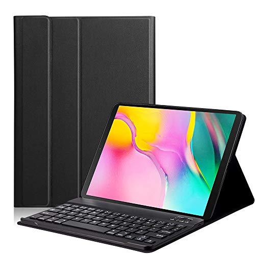 KKmoon Tampa protetora para tablets Proteção para tablets com teclado BT para Sam-sung Tab A 10.1 2019 (T510/T515)