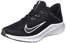 Nike Men's Quest 3 Running Shoes (Black/White-Iron Grey, 11)