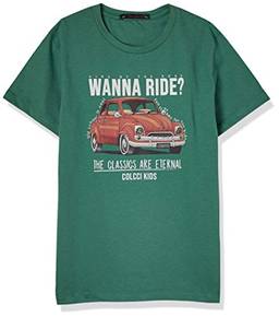 Camiseta Estampada: Wanna Ride? The Classics Are Eternal, Colcci Fun, Meninos, Verde Miller, 8