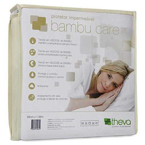 Protetor Colchão Impermeável Bambu Care Solteiro 88X188 Theva