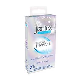 Preservativo Camisinha Jontex Sensação Invisível - 4 unidades, Jontex